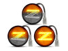Belysning av sekventiella transparenta LED-blinkers för Nissan 370Z