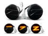 Dynamiska LED-sidoblinkers för Nissan 370Z - Rökfärgad svart version