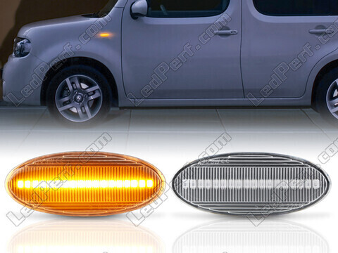 Dynamiska LED-sidoblinkers för Nissan Cube