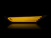 Maximal belysning av dynamiska LED-sidoblinkers för Nissan GTR R35