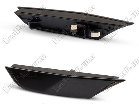 Sidovy av dynamiska LED-sidoblinkers för Nissan GTR R35 - Rökfärgad svart version