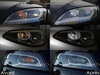 LED främre blinkers Nissan Juke II före och efter