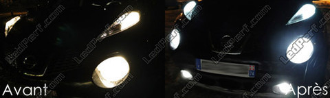 lampa Strålkastare xenon Nissan Juke 5000K Michiba Diamond white LED