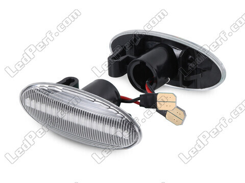 Sidovy av sekventiella LED-blinkers för Nissan Leaf - Transparent version