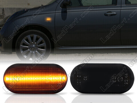 Dynamiska LED-sidoblinkers för Nissan Navara D40