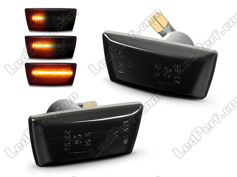 Dynamiska LED-sidoblinkers för Opel Adam - Rökfärgad svart version