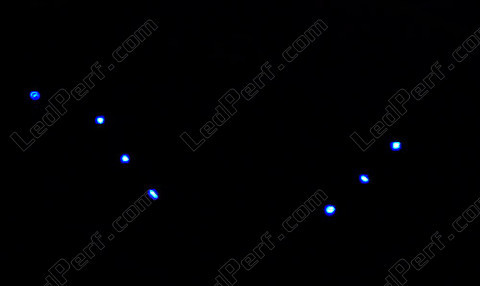 LED-lampor reglage på ratten blå Opel Astra G