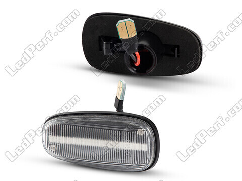 Sidovy av sekventiella LED-blinkers för Opel Astra G - Transparent version