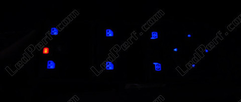 LED fönsterhissar blå Opel Astra H