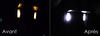 LED sminkspeglar solskydd Opel Astra H