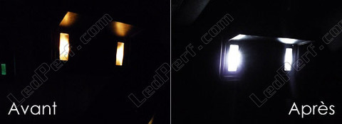 LED sminkspeglar solskydd Opel Astra H