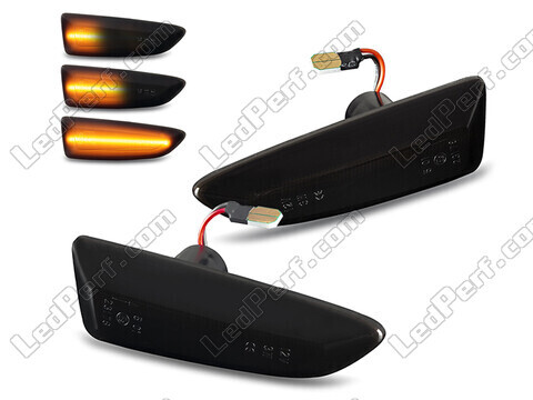 Dynamiska LED-sidoblinkers för Opel Astra J - Rökfärgad svart version