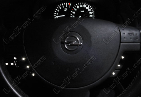 LED-lampa reglage på ratten vit Opel Corsa C