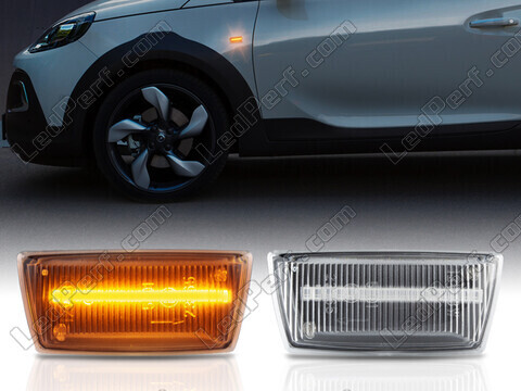Dynamiska LED-sidoblinkers för Opel Corsa D