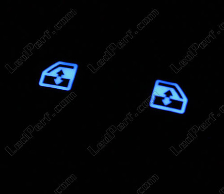 LED fönsterhissar blå Opel Corsa D