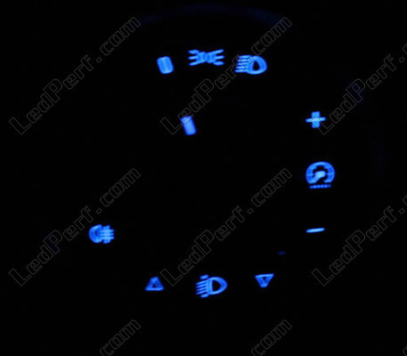 LED reglage blå Opel Corsa D