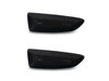 Framvy av dynamiska LED-blinkers för Opel Insignia B - Rökfärgad svart färg