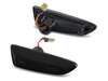 Sidovy av dynamiska LED-sidoblinkers för Opel Insignia B - Rökfärgad svart version