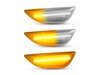 Belysning av sekventiella transparenta LED-blinkers för Opel Mokka X