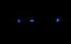 LED-lampa knappar takbelysning blå Opel Vectra C