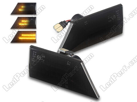Dynamiska LED-sidoblinkers för Opel Vectra C - Rökfärgad svart version