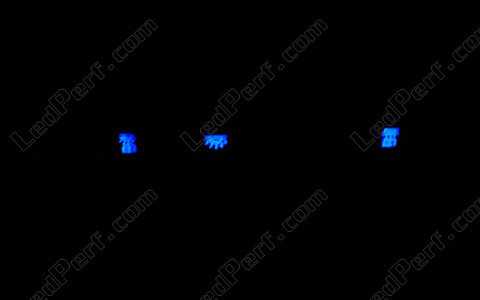 LED-lampa knappar takbelysning blå Opel Vectra C