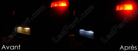 LED-lampa skyltbelysning Opel Vectra C
