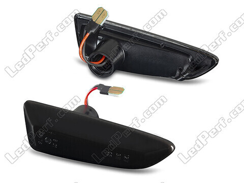Sidovy av dynamiska LED-sidoblinkers för Opel Zafira C - Rökfärgad svart version