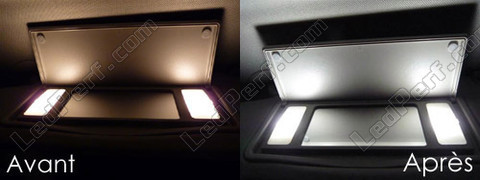 LED-lampa sminkspeglar solskydd Opel Zafira C