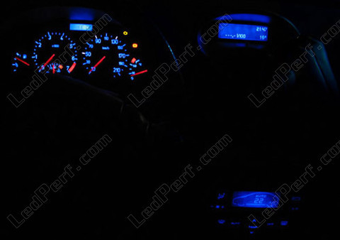 LED blå instrumentbräda Peugeot 206 (>10/2002) Multiplexstyrd