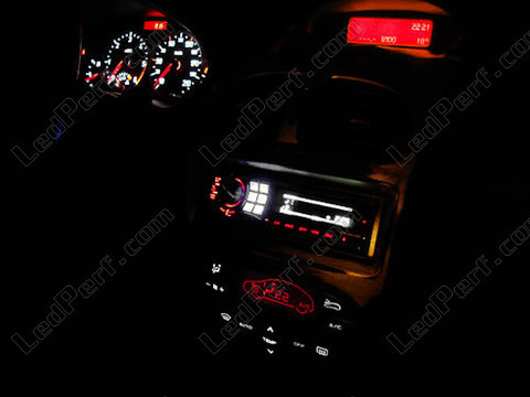 LED vit och röd instrumentbräda Peugeot 206 (>10/2002) Multiplexstyrd