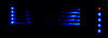 LED blå laddare CD Blaupunkt Peugeot 207 blå