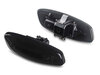 Sidovy av dynamiska LED-sidoblinkers för Peugeot 207 - Rökfärgad svart version