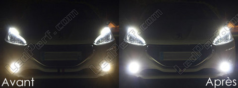 LED-lampa dimljus Peugeot 208