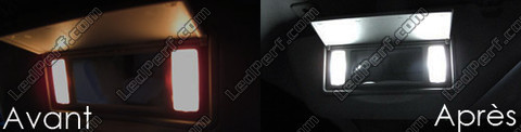 LED sminkspeglar solskydd Peugeot 3008