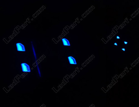 LED knappar fönsterhiss Peugeot 307