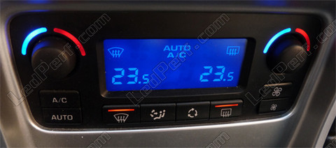 LED luftkonditionering tvåzon blå Peugeot 307 T6 fas 2