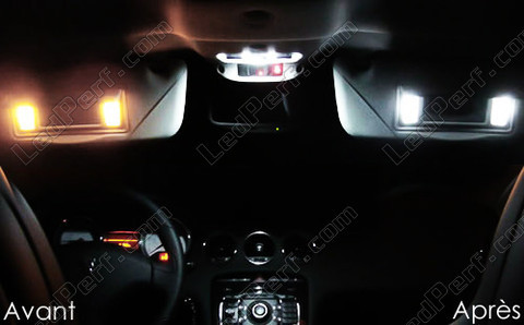 LED sminkspeglar solskydd Peugeot 308 Rcz