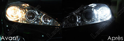 LED-lampa parkeringsljus xenon vit Peugeot 4007