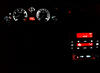 LED-belysning konsol central vit och röd Peugeot 406