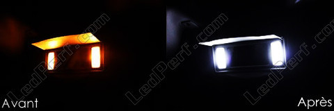 LED sminkspeglar solskydd Peugeot 407