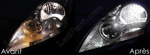 LED-lampa parkeringsljus xenon vit Peugeot 5008
