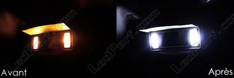 LED sminkspeglar solskydd Peugeot 607