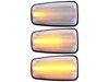 Belysning av sekventiella transparenta LED-blinkers för Peugeot Expert III