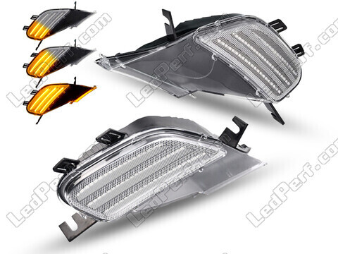 Sekventiella LED-blinkers för Porsche Cayenne (2002 - 2006) - Klar version