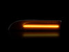 Maximal belysning av dynamiska LED-sidoblinkers för Porsche Panamera