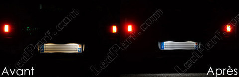 LED-lampa skyltbelysning Renault Clio 1