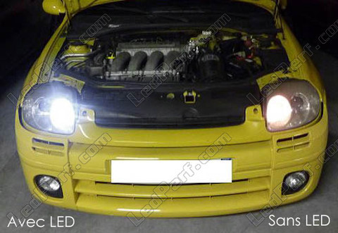 LED-lampa parkeringsljus xenon vit Renault Clio 2 Fas 1