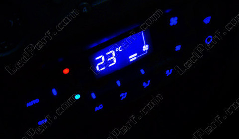 LED automatisk luftkonditionering blå Renault Clio 2 fas 3