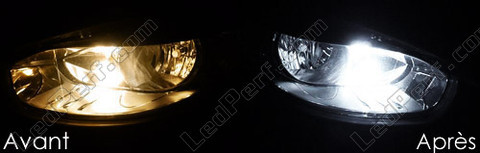 LED-lampa parkeringsljus xenon vit Renault Fluence